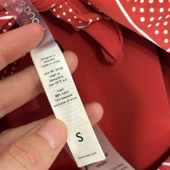 NWT Bond-Eye Australia Calexico Beau Reversible One Piece in Chilli Red - Size S - Picture 5 of 7